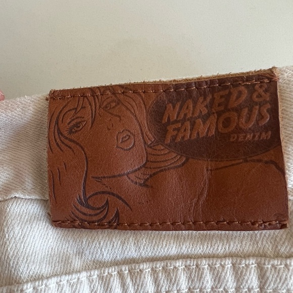 Naked & Famous natural seed denim ecru - Picture 6 of 6